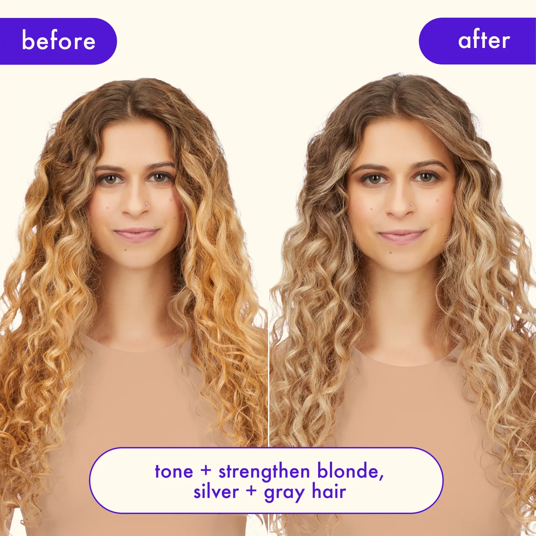 Amika Bust Your Brass Cool Blonde Shampoo - Image 4