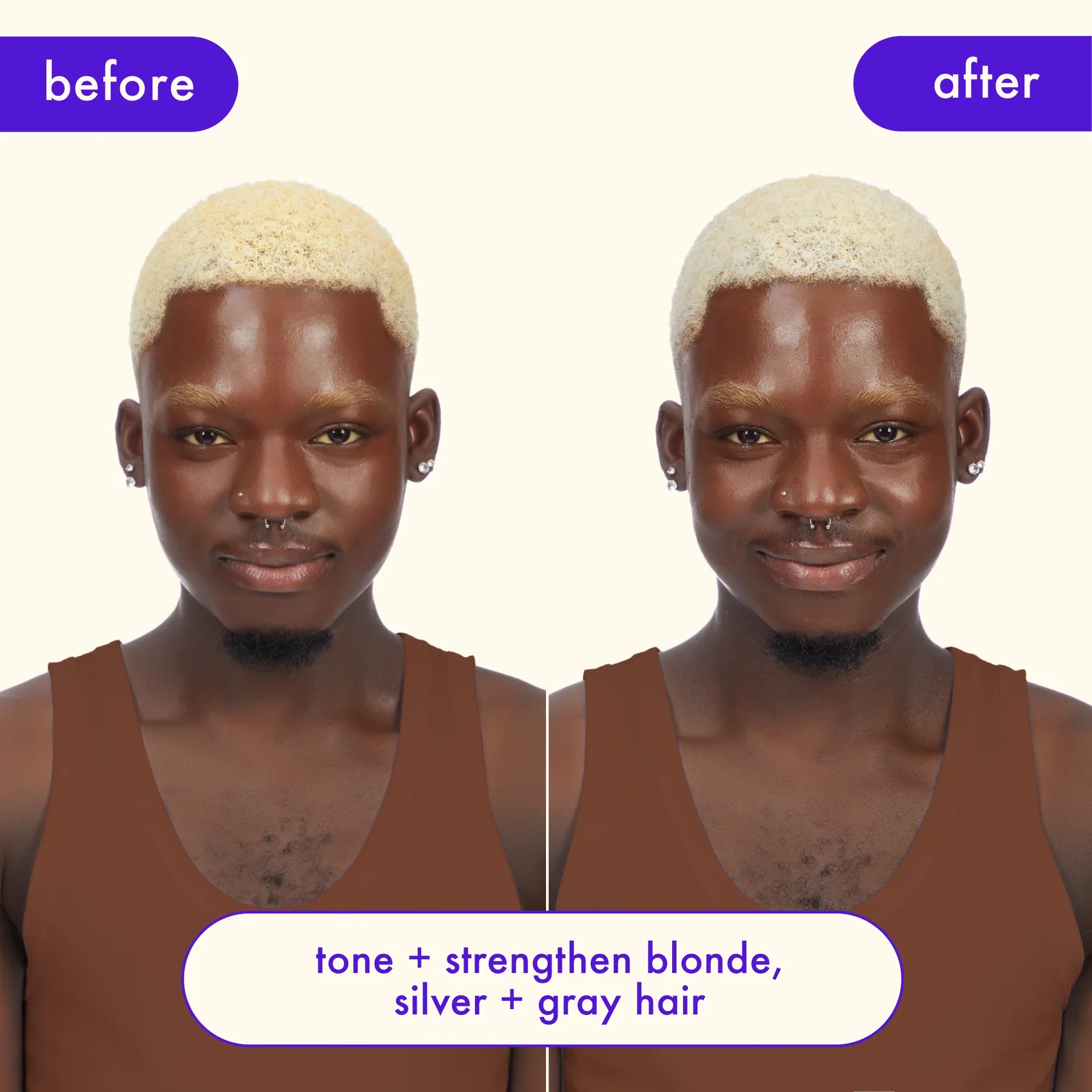 Amika Bust Your Brass Cool Blonde Shampoo - Image 5