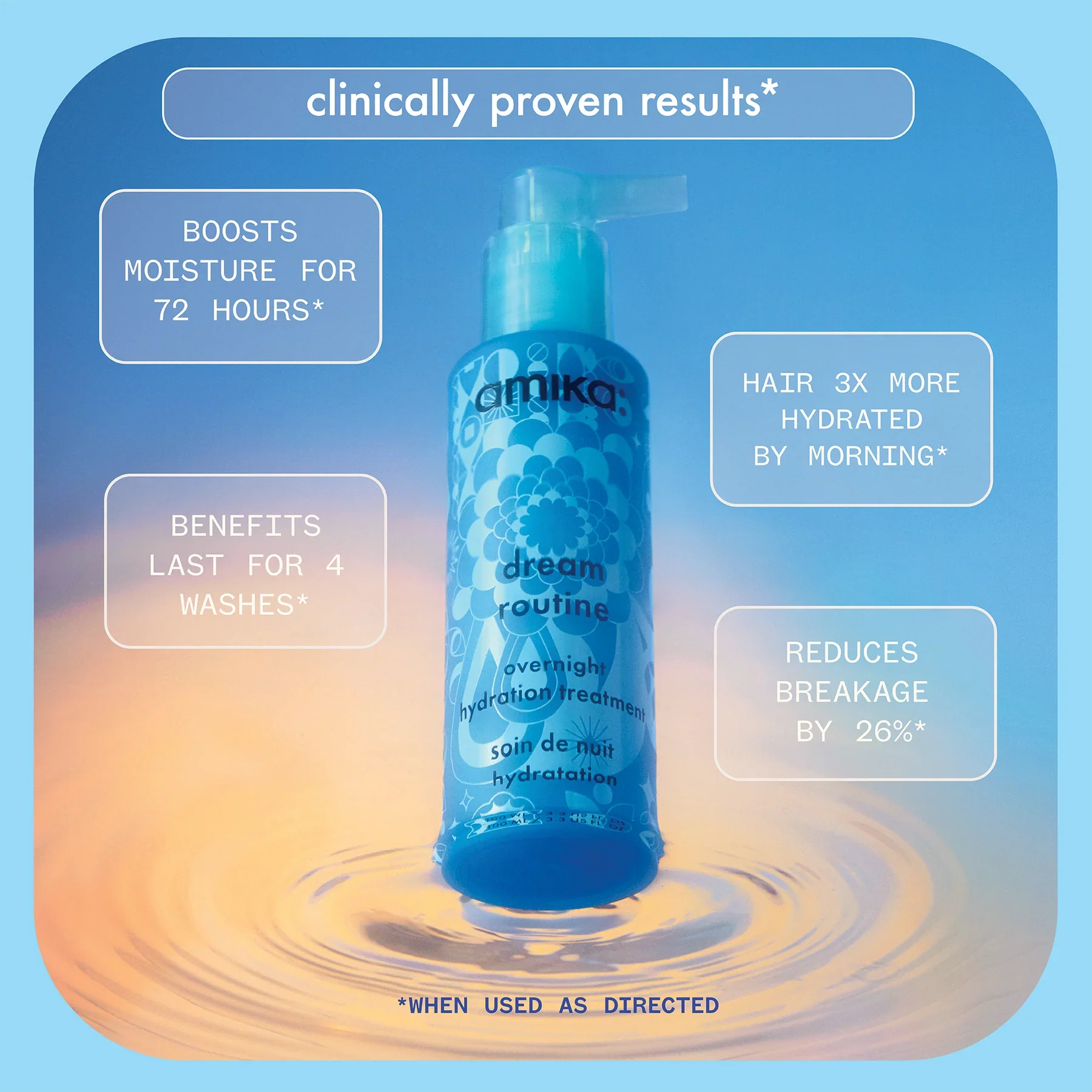Amika Dream Routine Overnight Hydrating Hair Mask - Image 7